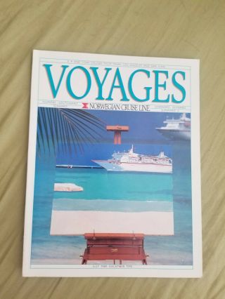 1989 Ss Norway Norwegian Cruise Line Brochure Deck Plans X Ss France