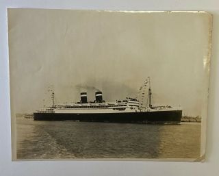 Ss Pennsylvanian Panama Pacific Line Vintage Photograph Picture Ship Ocean Pa