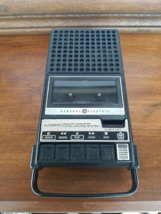 Vintage Ge General Electric Portable Cassette Tape Player / Recorder 3 - 5008a