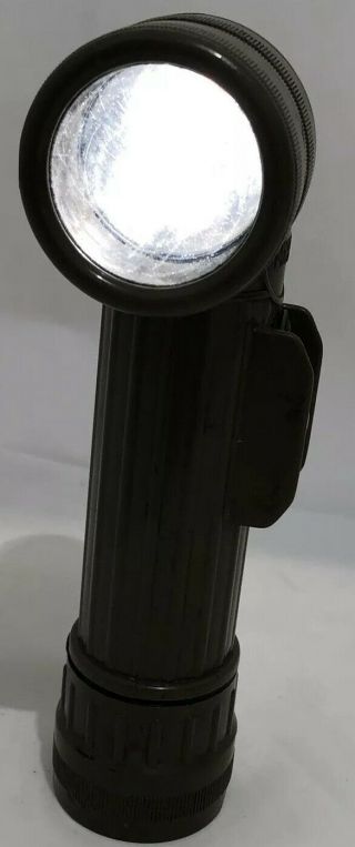 Vintage Fulton U.  S.  Mx - 991/u Vietnam War Military Right - Angle Signal Flashlight
