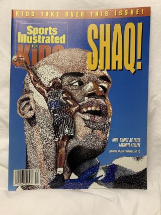 March 1996 Sports Illustrated For Kids Shaquille O 