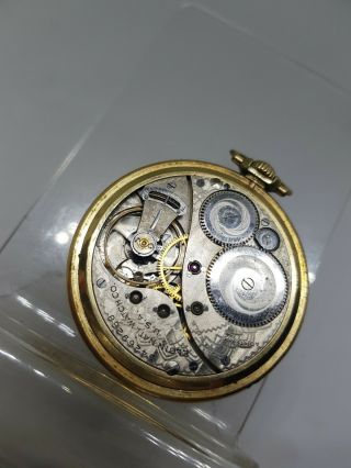 Vintage 10k gold filled Elgin pocket watch 2