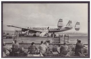Germany Frankfurt/main Airport 1958 Pc " Trans World Airlines " Mailed To Greece
