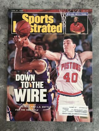 Sports Illustrated June 27th 1988 Down To The Wire Nba Title Battle - Near