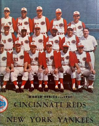 1961 World Series Program 8x10 Photo,  Yankees Vs Reds A