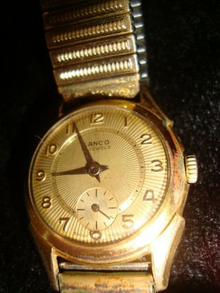 Vintage Lanco Mechanical 15 Jewel Watch - Fwo