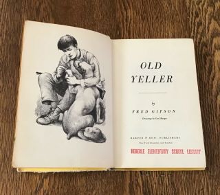 Vintage Classic 1956 Old Yeller Book 3