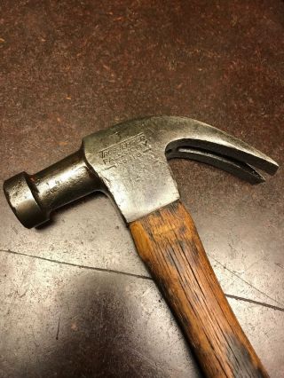 Vintage True Temper Falls City No.  116 16oz Claw Hammer USA Tool 2