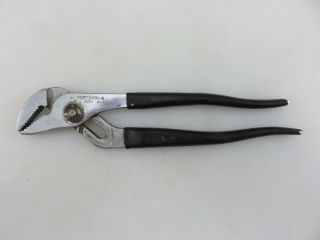 Craftsman 45381 Tongue & Groove Water Pump Pliers 9.  5 " Long Vintage Made In Usa