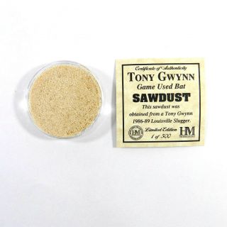 Highland Tony Gwynn Game - Bat Sawdust Limited Edition 1 Of 500