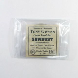 Highland Tony Gwynn Game - Bat Sawdust Limited Edition 1 of 500 2