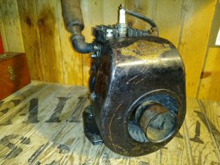 Vintage Antique Briggs & Stratton 5s 6s Gasoline Stationary Engine With Clutch