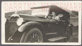 Vintage Car Photo Pretty Girl In 1920 1921 1922 Buick Touring 723399