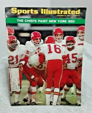 Sports Illustrated November 1969 Kansas City Chiefs