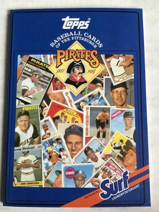 Pittsburgh Pirates 1987 Baseball Cards Of The Pittsburgh Pirates Book.  Sga