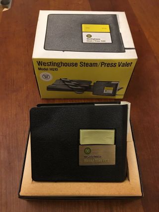 Vintage Westinghouse Steam/press Valet Iron Model Hq10 Nos Orig.  Box & Packaging