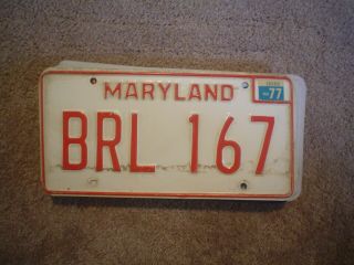 Maryland 77 License Plate Buy All States Here