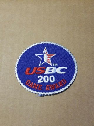 United States Bowling Congress Usbc 200 Game Award Patch