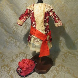 French Costume For Antique 16 - 17 " Bisque Doll