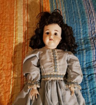Simon Halbig Antique German Bisque Doll.  24 Inches.