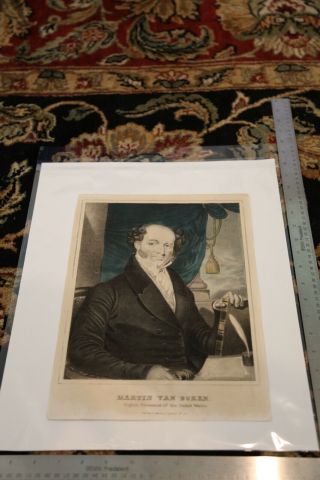 Martin Van Buren 8th President Of The United States N Currier 1840 