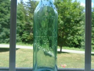 Antique Berkshire Mineral Water Co.  Glass Bottle Pittsfield,  Mass 7 1/2 Fl.  Oz.