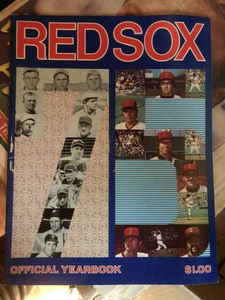 1975 Boston Red Sox Official Baseball Yearbook