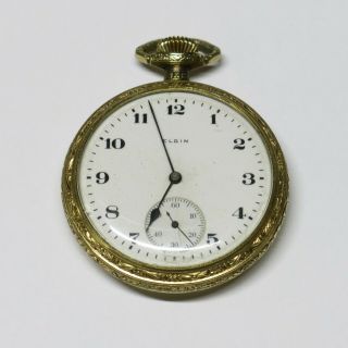 Running Antique Elgin 7 Jewels Pocket Watch