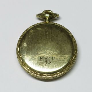 Running Antique Elgin 7 Jewels Pocket Watch 2