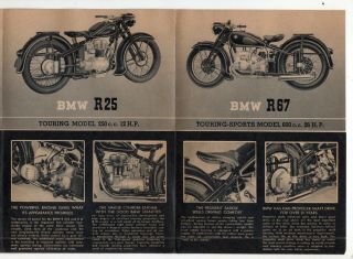 1951 BMW Motorcycle Brochure 3