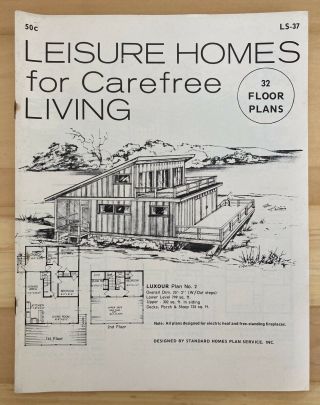 Vintage Leisure Homes For Carefree Living Floor Plans Mid Century Architecture