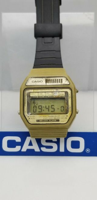 Vintage Casio 82h108 Melody Alarm Digital Lcd Watch