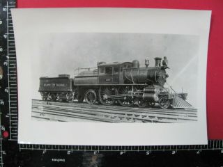 Atlantic City Railroad 4 - 4 - 2 Locomotive 1027 Baldwin Builder 