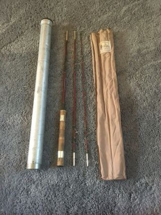 Vintage Silaflex Fishing Rod With Tube And Sock