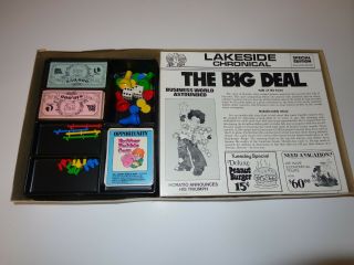 Vintage 1977 Lakeside The Big Deal Chance Of A Lifetime Board Game 2