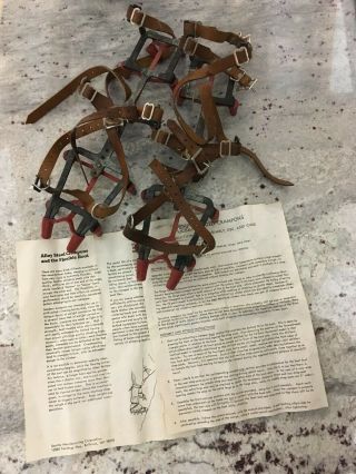 Classic Vintage Smc Ice Climbing 10 Point Crampons - Collectable