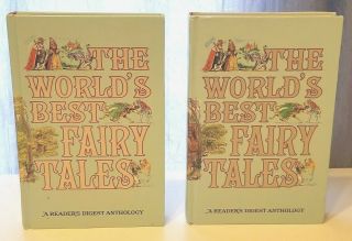 Vintage Collectible 2 Volume Set The Worlds Best Fairy Tales Readers Digest 1977