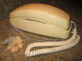 Vintage At&t Trimline 210 Phone Touch Tone Wall/desk Phone Beige