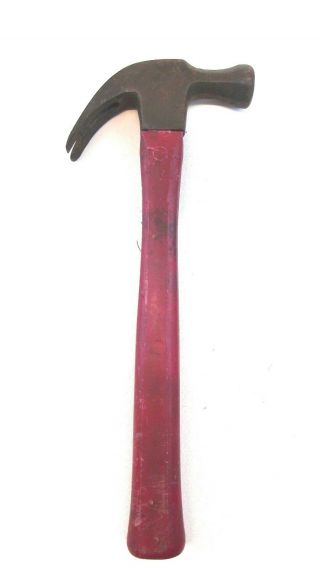 Vaughan Fs20 20 Oz.  Vintage Octagon Curved Claw Hammer Plastic Handle 13 5/8 Ttl