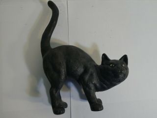 Antique Hubley Cast Iron Cat Doorstop