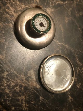Antique Button Hole Watch K & L Pocket Watch 935 Silver Art Deco