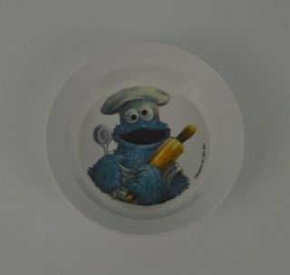 Sesame Street Cookie Monster Bowl Muppets Inc 1971 1977 Kid 