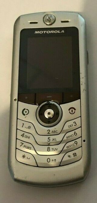 Motorola Slvr L2 Silver (cingular) Cellular Phone Fast Ship Vintage Good