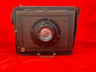 Antique Zeiss Ikon Miroflex Camera 9 X 12 Cm