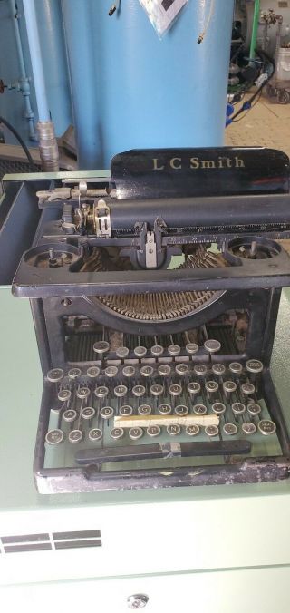 Antique Smith Typewriter Secretary Letters Old Vintage Office Paper Book