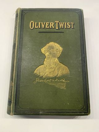 Oliver Twist By Charles Dickens 1880s Antique Book