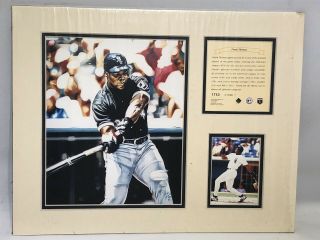1995 Frank Thomas Chicago White Sox Matted Kelly Russell Lithograph Print 1750