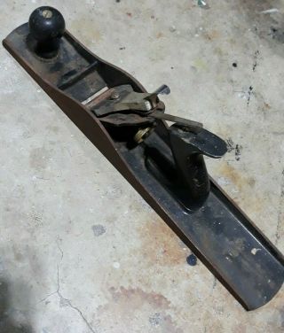 Vintage Antique Stanley R&l Co.  Number 6 Pre Lateral Fore Plane Wood Tool Usa