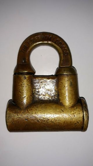 Antique E.  T.  Fraim Lock - Unique