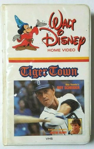 Walt Disney Tiger Town Roy Scheider 1983 Baseball Home Video VHS Vintage Movie 2